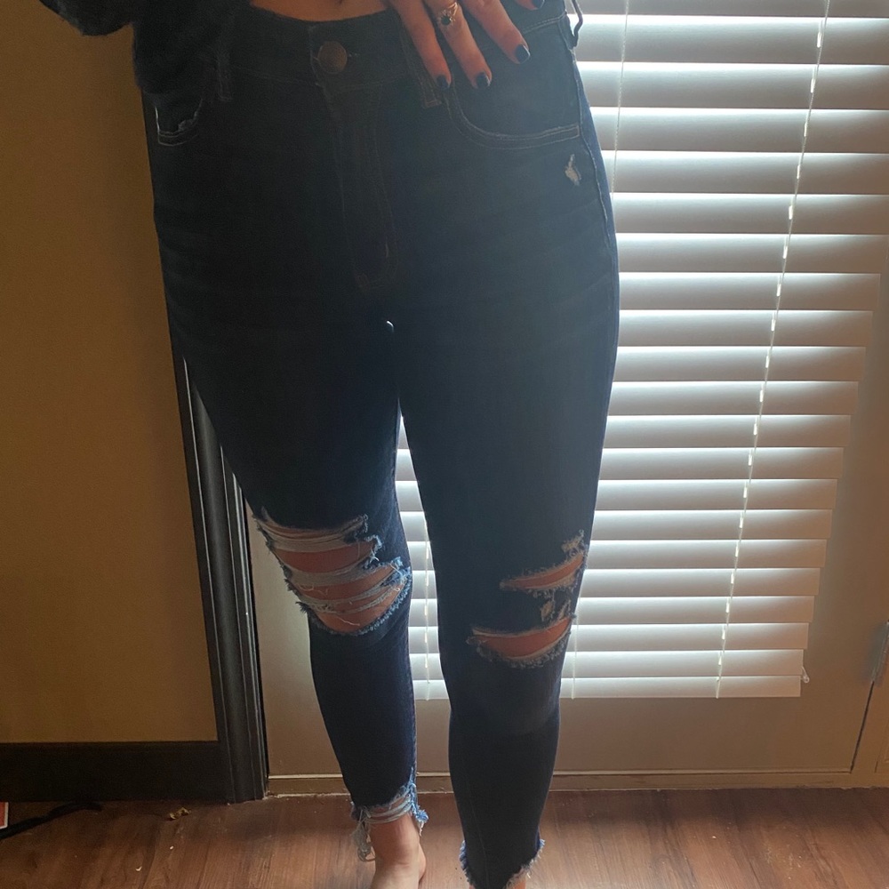 American Eagle high rise jegging crop